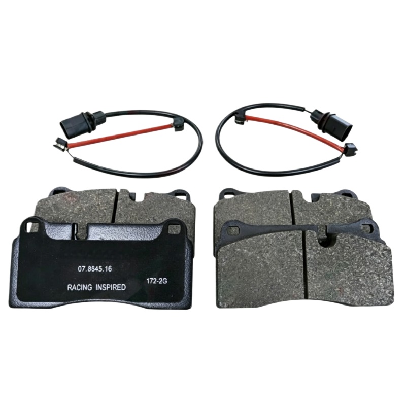 Brake Pad Set - 1 ชุด 4S0698451J 420698451B ชุดเบรคหลังพร้อมตัวบ่งชี้การสึกหรอเหมาะสำหรับออดี้ R8