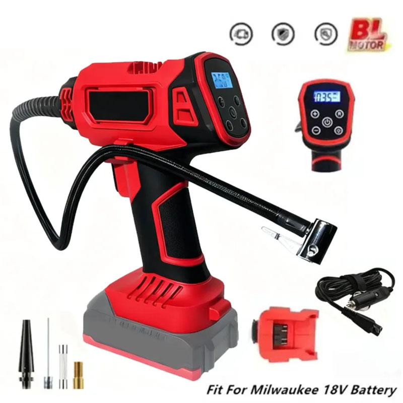 Spring Compressor Tool - เหมาะสำหรับแบตเตอรี่มิลวอกี 18V ปั๊มลมไฟฟ้าไร้สาย เครื่องเติมลมยางรถยนต์อัตโนมัติ เครื่องอัดอากาศแบบมือถือ เครื่องมือไฟฟ้า
