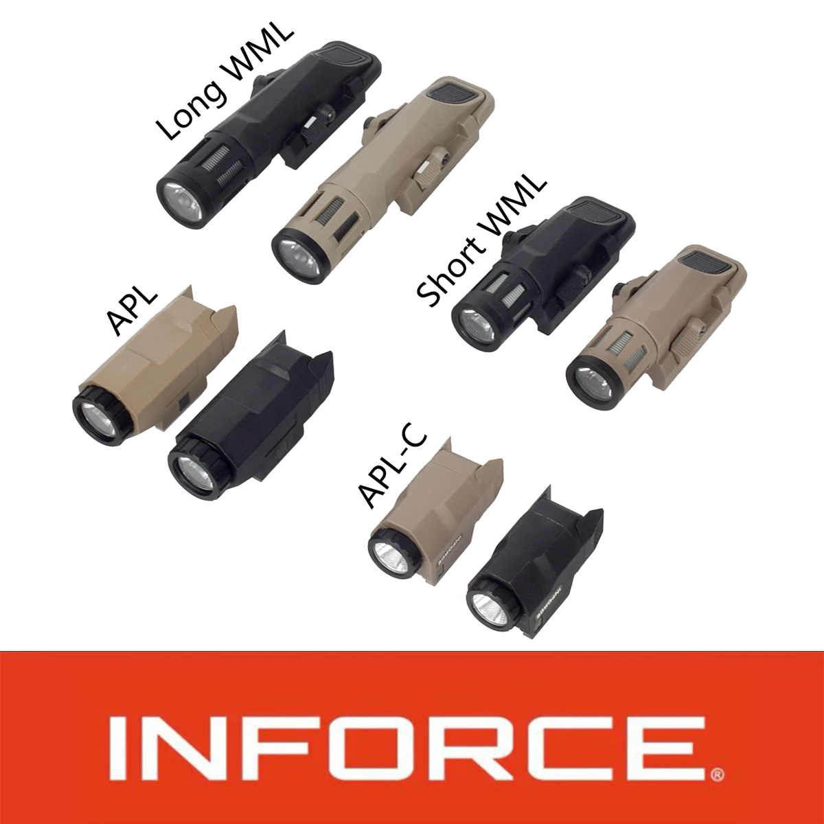 Timing Light Gun - ยุทธวิธี INFORCE WML APL ไนลอนปืนไรเฟิลปืน Strobe
