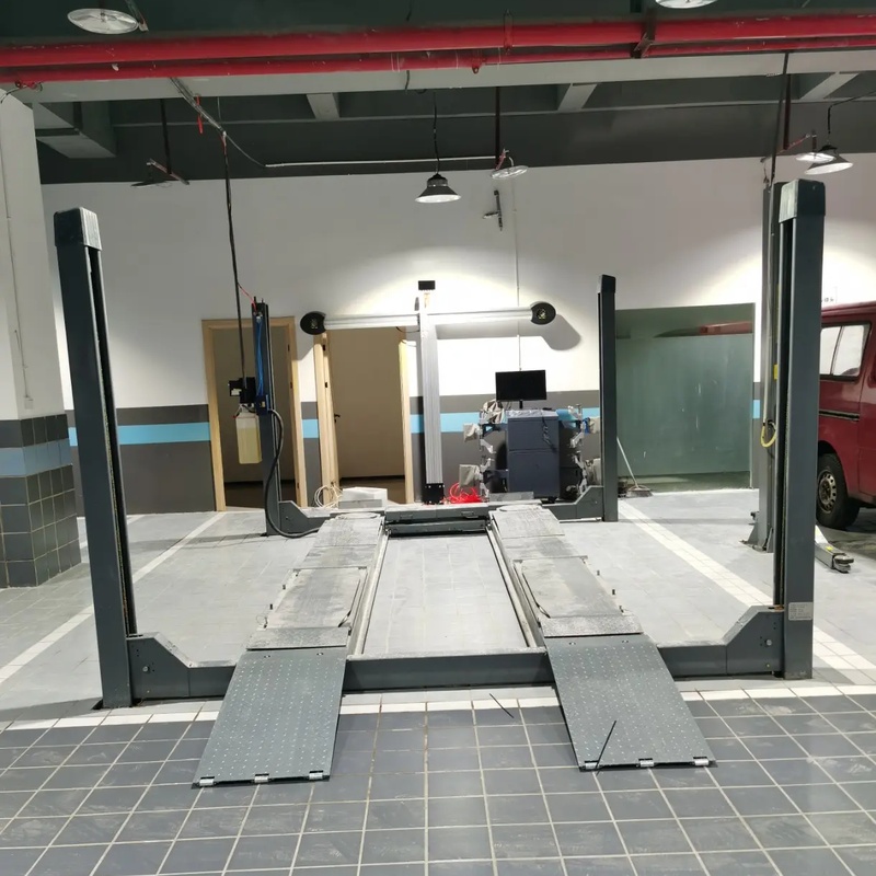 ลิฟต์ยกรถแบบสี่เสาไฮดรอลิก Pri - Car Lift บทวิจารณ์และราคา