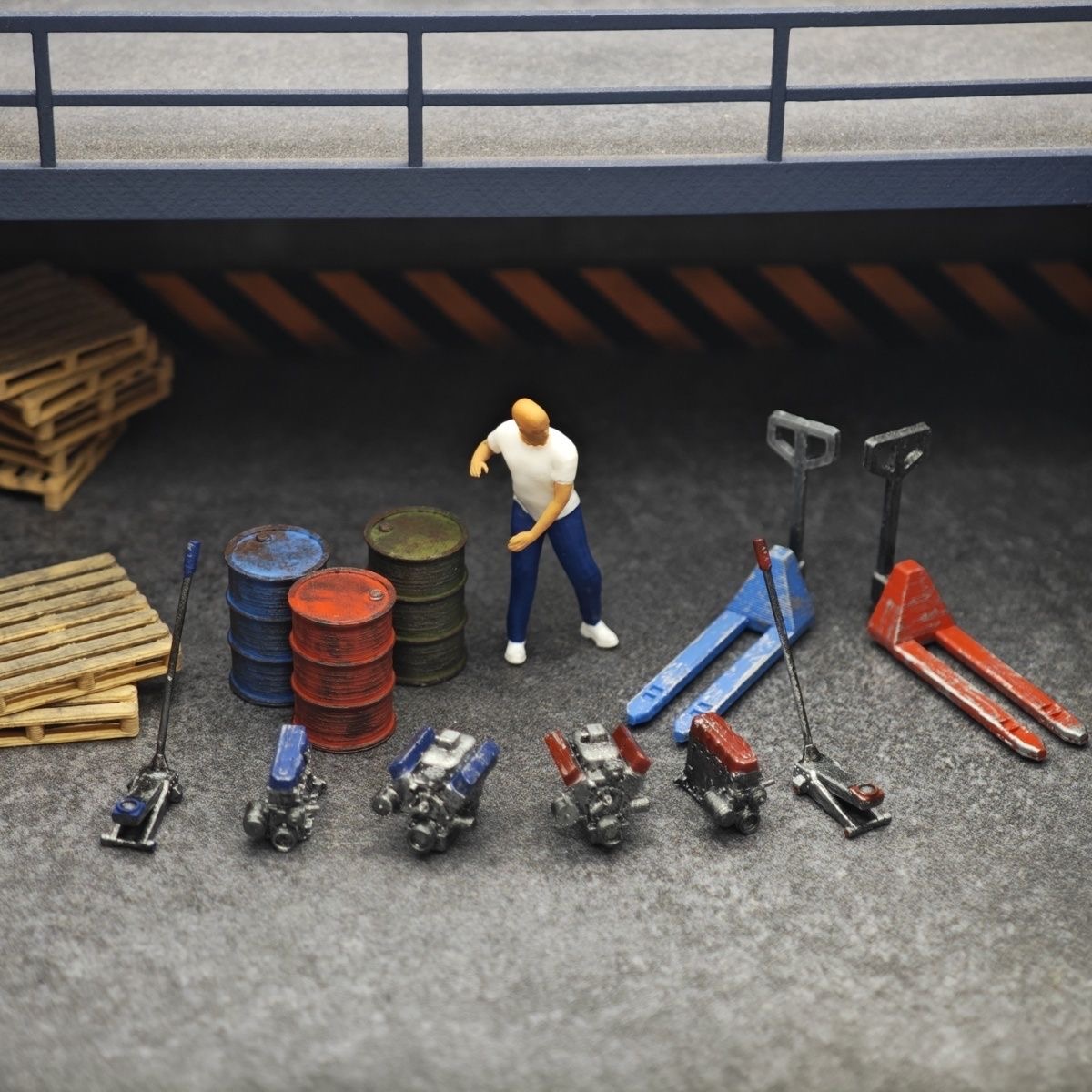 1:64 ของตกแต่งฉากร้านซ่อมรถยนต - Car Jack บทวิจารณ์และราคา