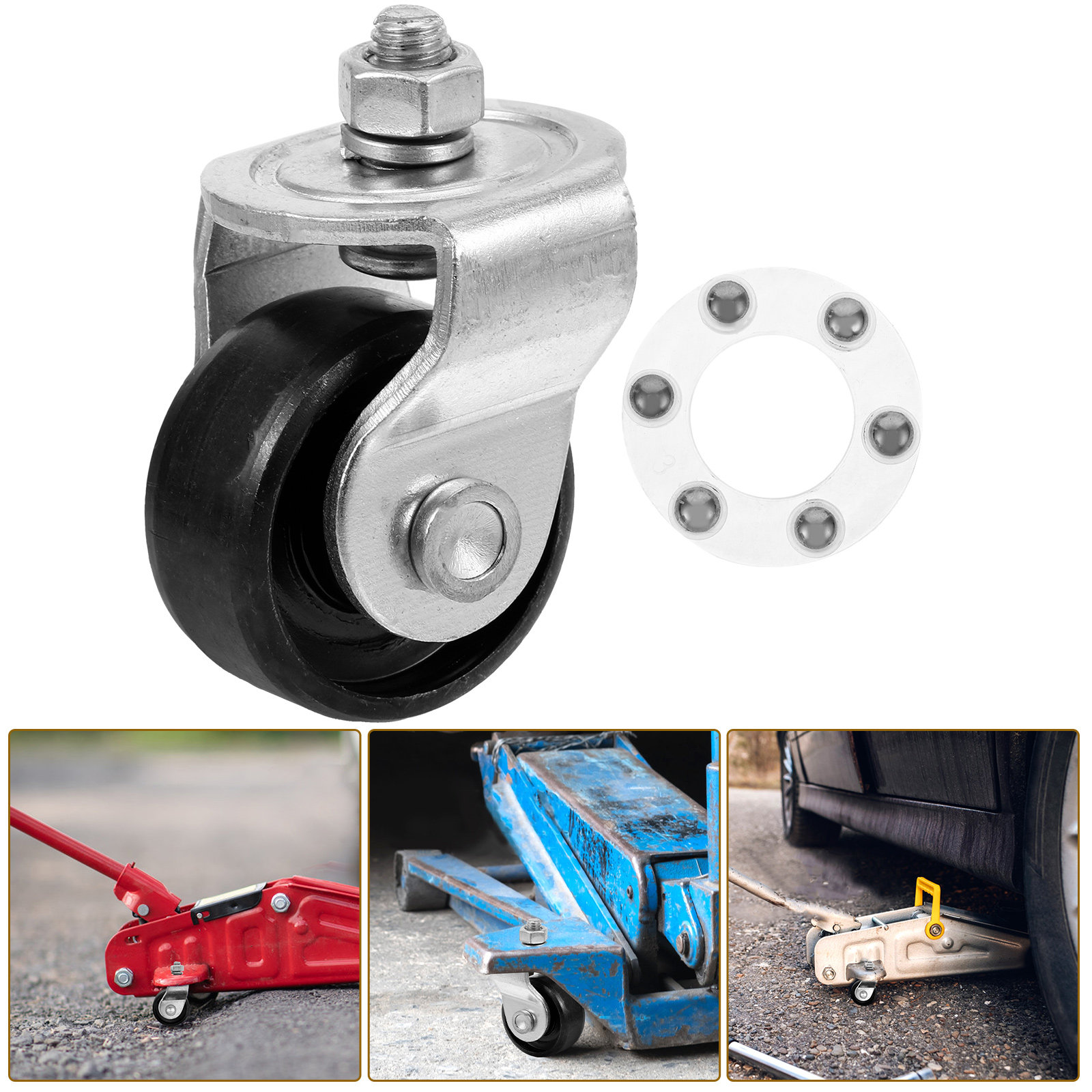 ล้อเลื่อนสำรองสำหรับแม่แรงยกรถ - Car Jack บทวิจารณ์และราคา