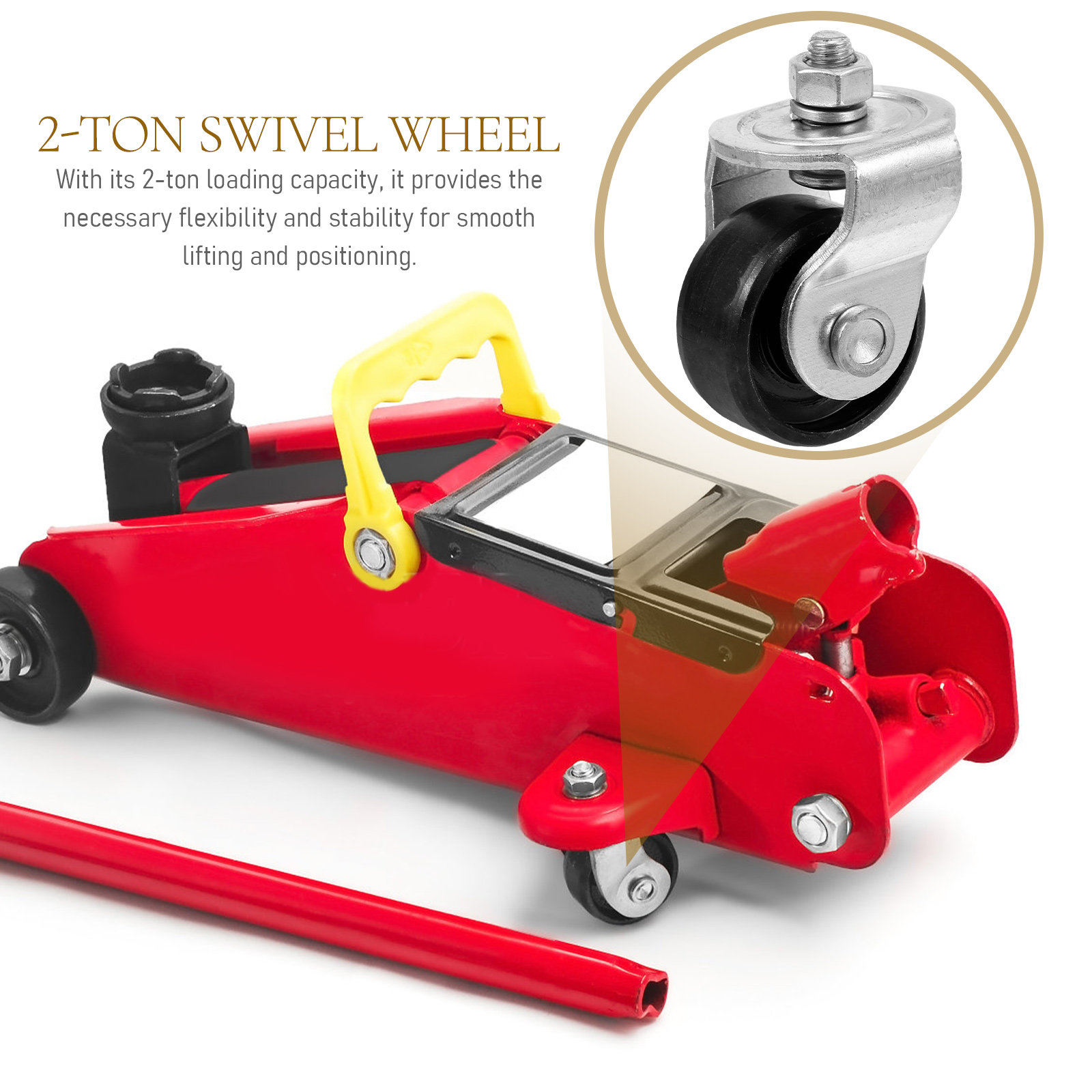 ล้อเลื่อนสำรองสำหรับแม่แรงยกรถ - Car Jack บทวิจารณ์และราคา