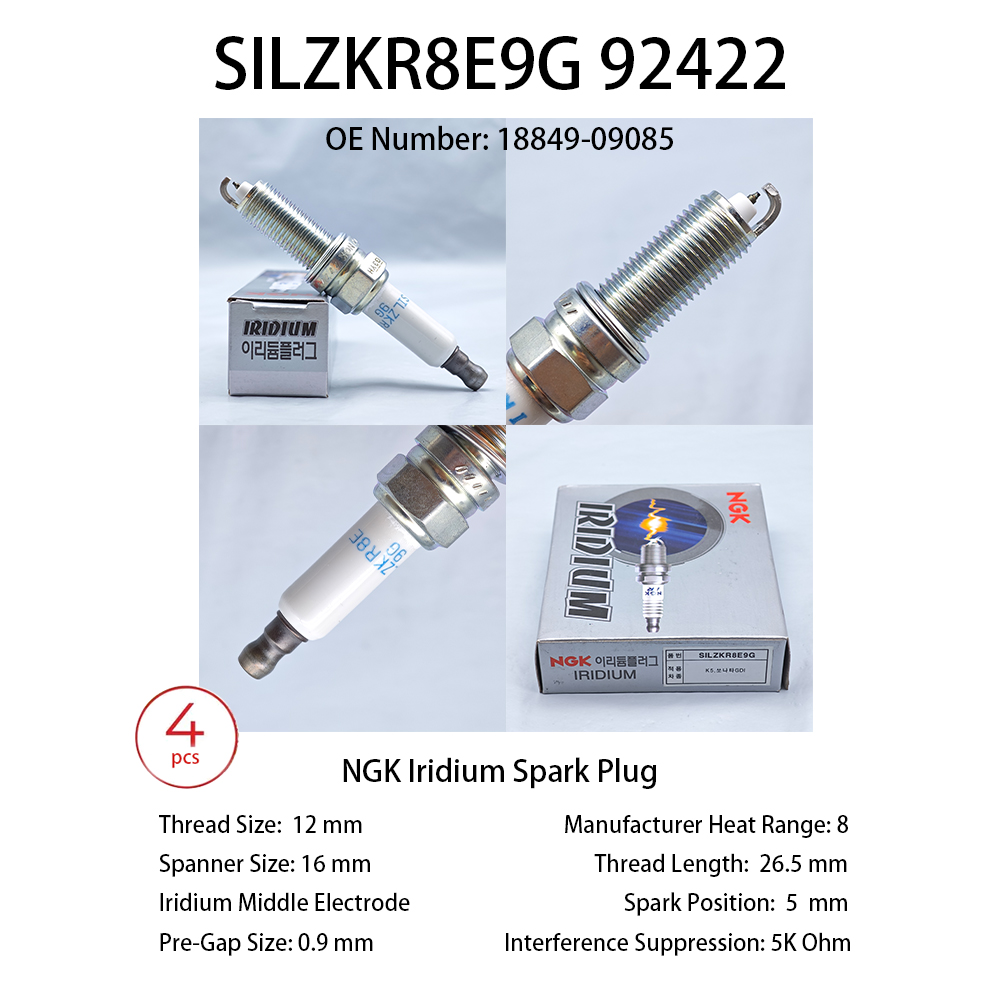 4ชิ้นเดิมNGKเลเซอร์อิริเดียมหั - Ngk Spark Plug Laser Iridium บทวิจารณ์และราคา