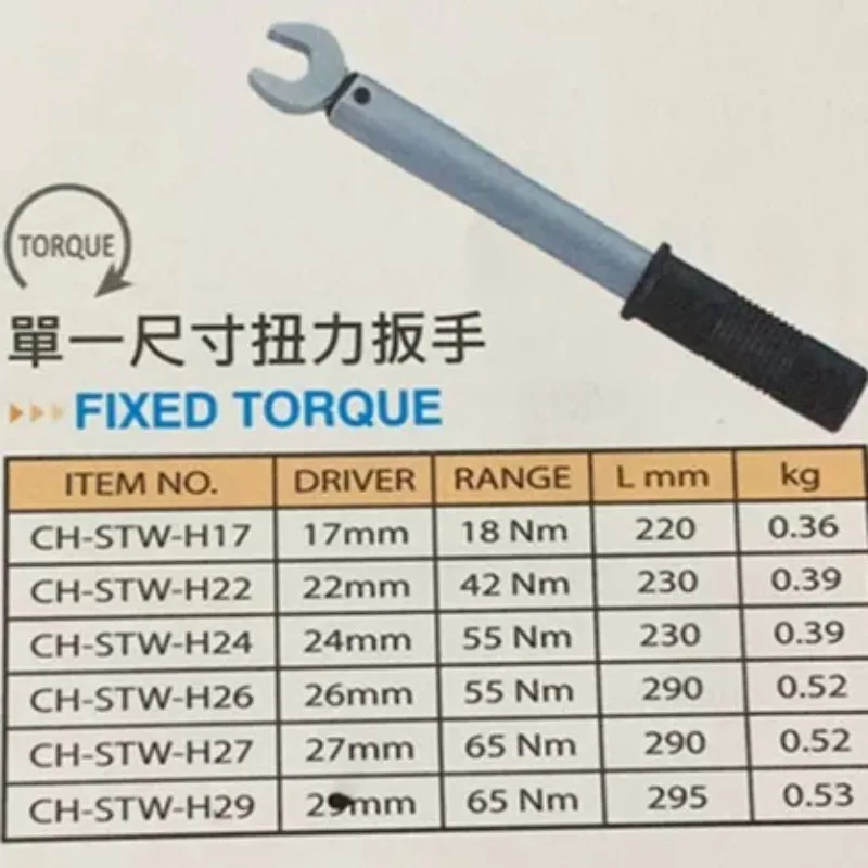ประแจปอนด์แบบเปิด ปรับค่าไม่ได - Torque Wrench บทวิจารณ์และราคา